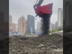 Кувшинный дробильщик полевые породы импорт гидравлический двигатель высокочастотные вибрации дробильный ведро