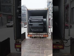 Погрузка экскаватора на понтон