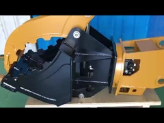 Установка пальца на гидравлическом экскаваторе Q355B