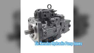 Решение для замены гидравлического насоса Komatsu PC55