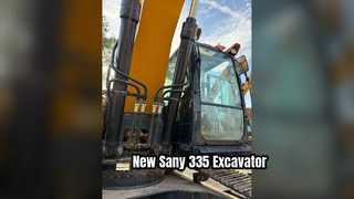 Новый экскаватор Sany 335 на складе
