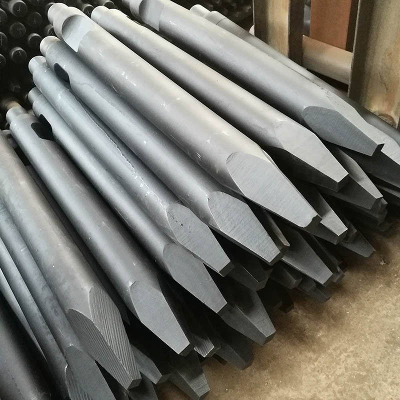 Гидравлический каменный молоток Бетонные каменные дробилки Части инструмента Круглый плоский клин Моль точка подбородок для экскаватора