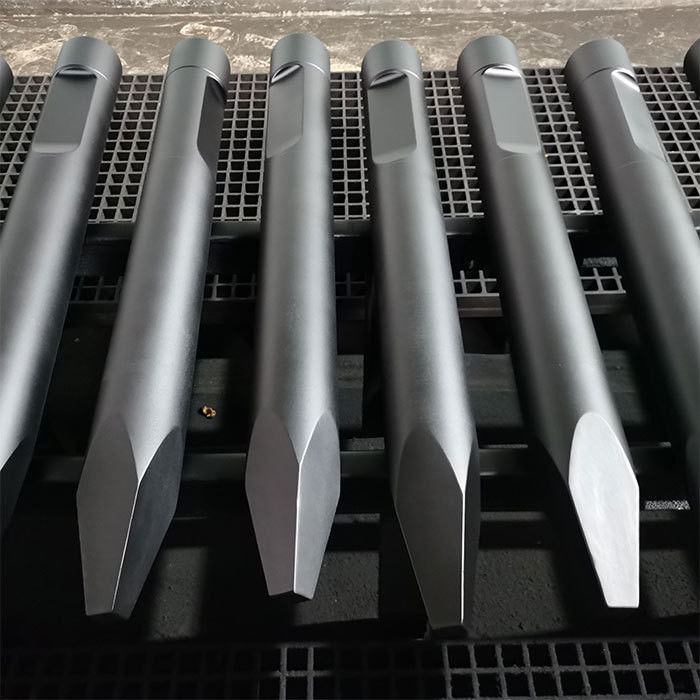 Гидравлический каменный молоток Бетонные каменные дробилки Части инструмента Круглый плоский клин Моль точка подбородок для экскаватора