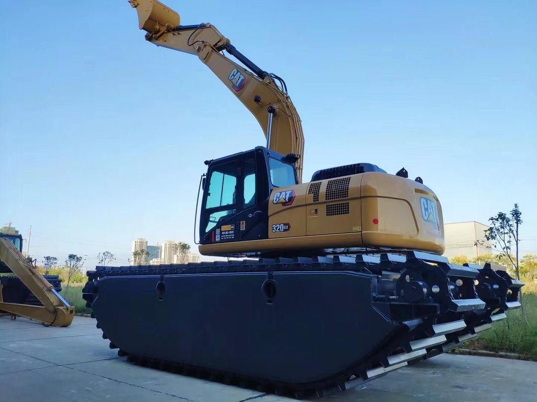 Куктомизированный амфибийский балотный экскаватор плавающий понтон Q355b