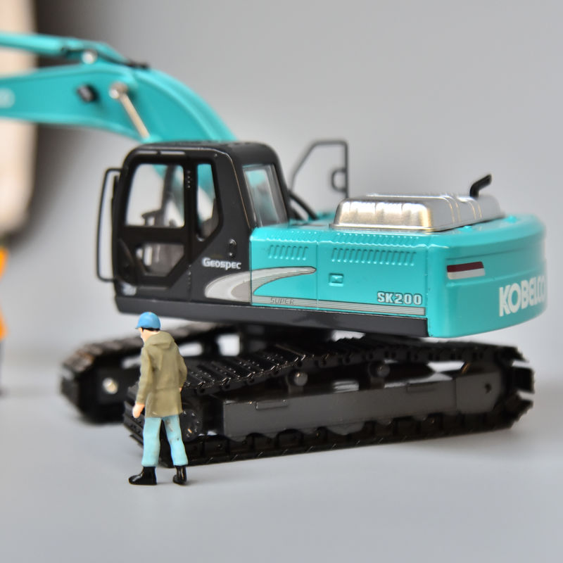 Shen сталь SK200 экскаватор модели KOBELCO оригинальная симуляция сплав металла автомобильное украшение не игрушки