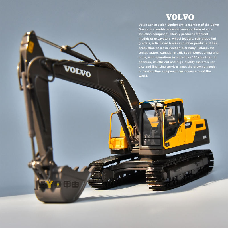 VOLVO Volvo EC220DL модель экскаватора из сплава оригинальное инженерное транспортное средство симуляция экскаватор орнаменты