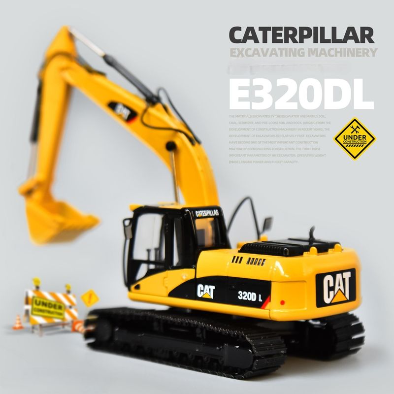 Картер CAT320DL экскаватор оригинальная модель сплав симуляция машиностроение автомобильное украшение рукоделия коллекция украшения