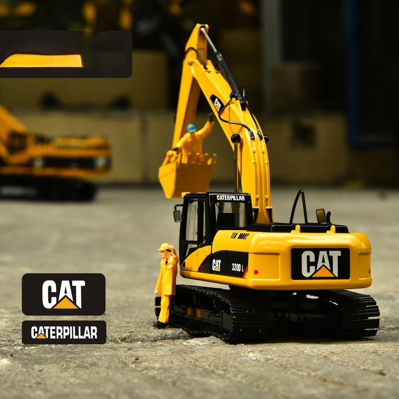 Картер CAT320DL экскаватор оригинальная модель сплав симуляция машиностроение автомобильное украшение рукоделия коллекция украшения