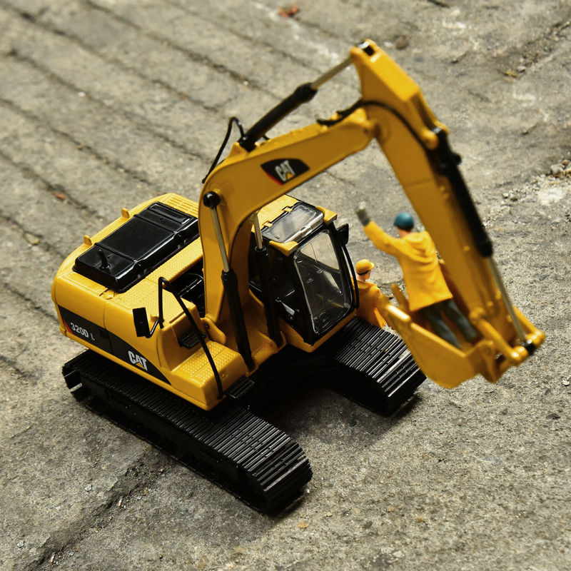 Картер CAT320DL экскаватор оригинальная модель сплав симуляция машиностроение автомобильное украшение рукоделия коллекция украшения