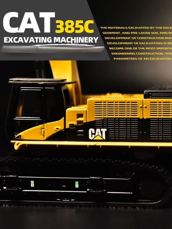 DM Carter CAT385C модель экскаватора из сплава машиностроение машиностроение автомобильное моделирование металлические украшения