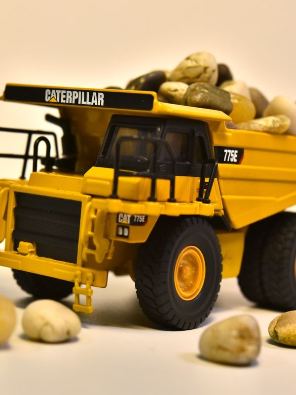 NORSCOT CAT775E Дамп-Трак 1/64 Масштабная сплавная литая модель транспортного средства коллекционный декор