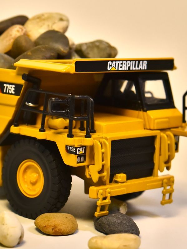 NORSCOT CAT775E Дамп-Трак 1/64 Масштабная сплавная литая модель транспортного средства коллекционный декор