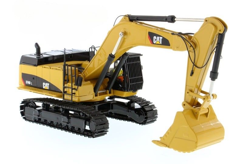 CAT 374D L Экскаватор с гипсокартонным изготовлением модели 1/50 в масштабе из сплава строительного оборудования игрушка 85274
