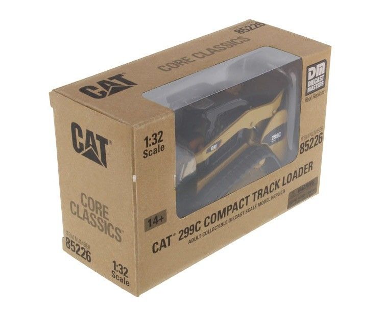 Высокоподробное CAT 299C компактное погрузчики с сплавом 1/32 Масштаб 85226