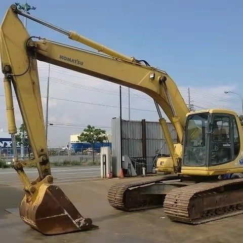 Использованный экскаватор Komatsu PC200-6 с отремонтированным двигателем Cummins для строительной добычи