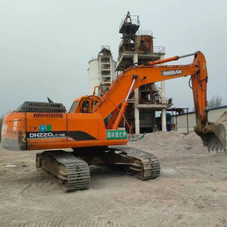 Качественный использованный Doosan DH220-9E 22тонный экскаватор полный сервис История горнодобывающей промышленности Строительство Землеустройство