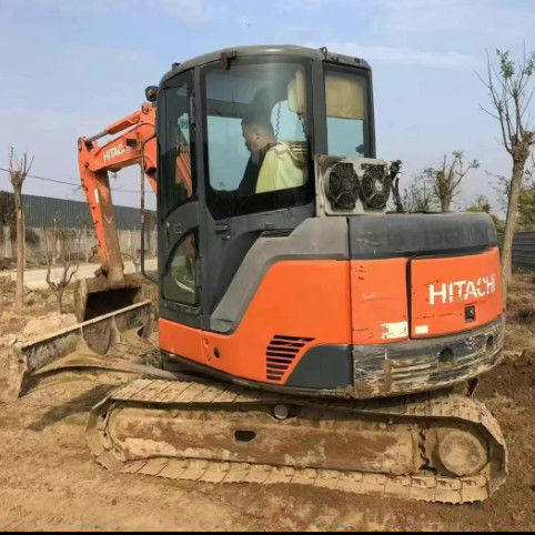 Использованный Hitachi ZX60-3F мини-экскаватор 6 тонн Низкий рабочий день Полный сервис Строительство ландшафтный дизайн