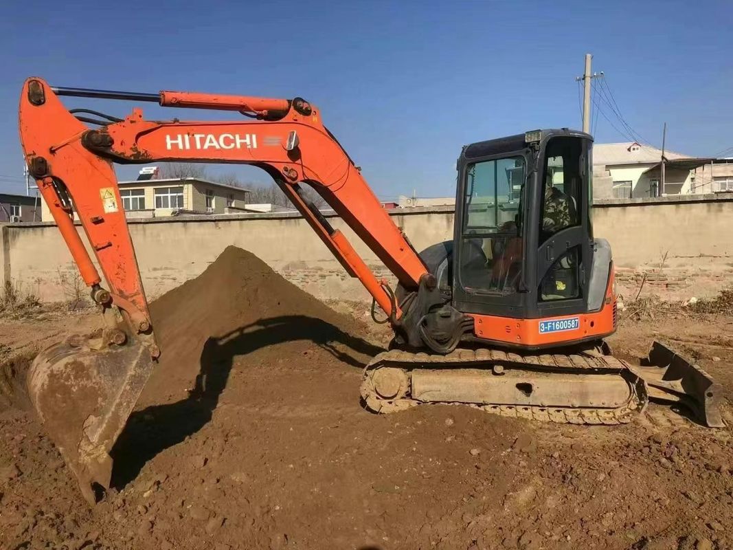 Использованный Hitachi ZX65U мини-экскаватор 6,5 тонны низкие часы для строительства ландшафтного обслуживания