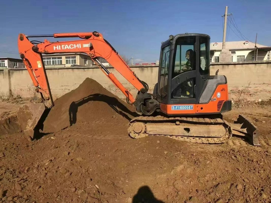 Использованный Hitachi ZX65U мини-экскаватор 6,5 тонны низкие часы для строительства ландшафтного обслуживания