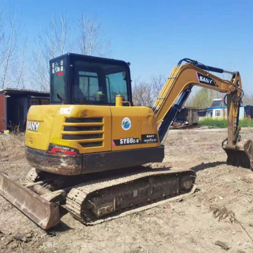 2020 SANY SY60C-9 6-тонный экскаватор 3000 часов поддерживается CE ISO Для использования в ландшафтном дизайне