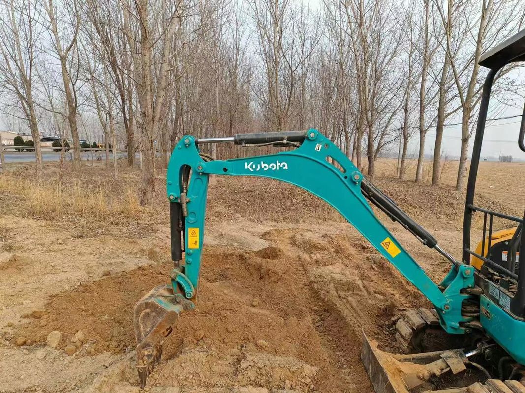Использованный мини экскаватор Kubota U17 1,7 тонны хорошо обслуживаемый CE ISO для использования в ландшафте