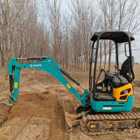 Использованный мини экскаватор Kubota U17 1,7 тонны хорошо обслуживаемый CE ISO для использования в ландшафте