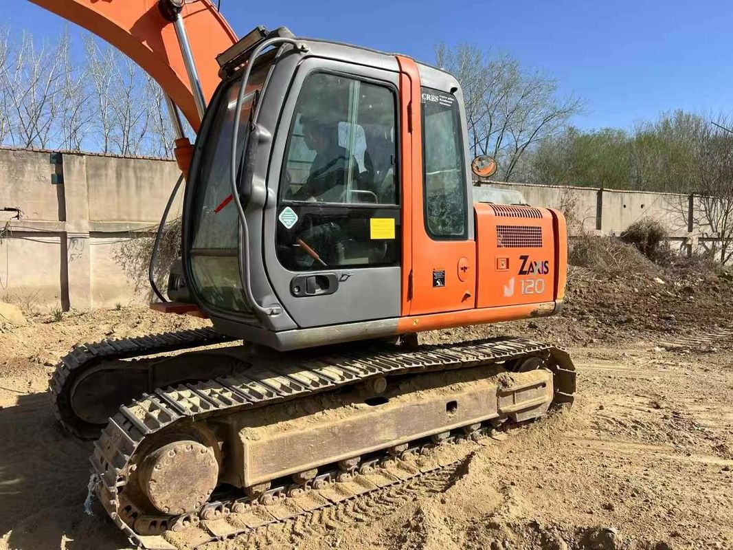 Использованный экскаватор Hitachi ZAXIS 120 мощностью 12 тонн полный сервис История строительства горнодобывающей промышленности