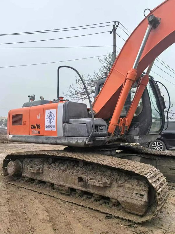 Использованный экскаватор Hitachi ZAXIS 200-3G 20 тонн Мощность для добычи полезных ископаемых Строительство