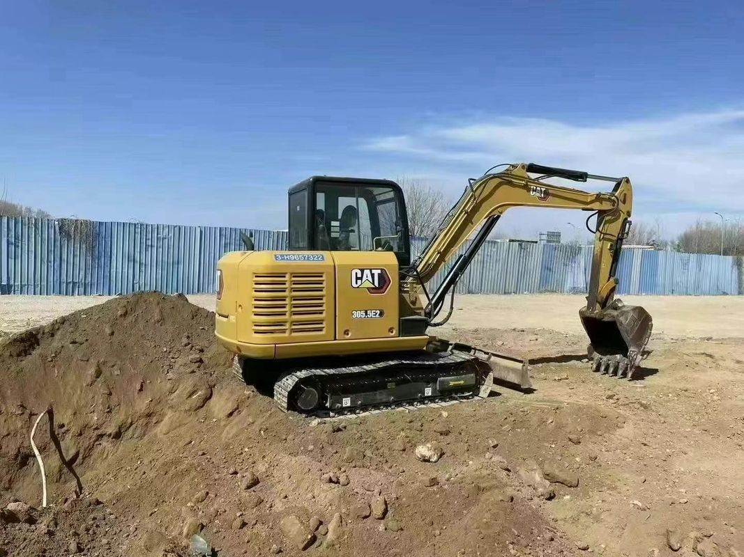 Подержанный CAT 305 мини экскаватор Низкий рабочий день Проверенный 1 год гарантии CE сертифицированный надежный