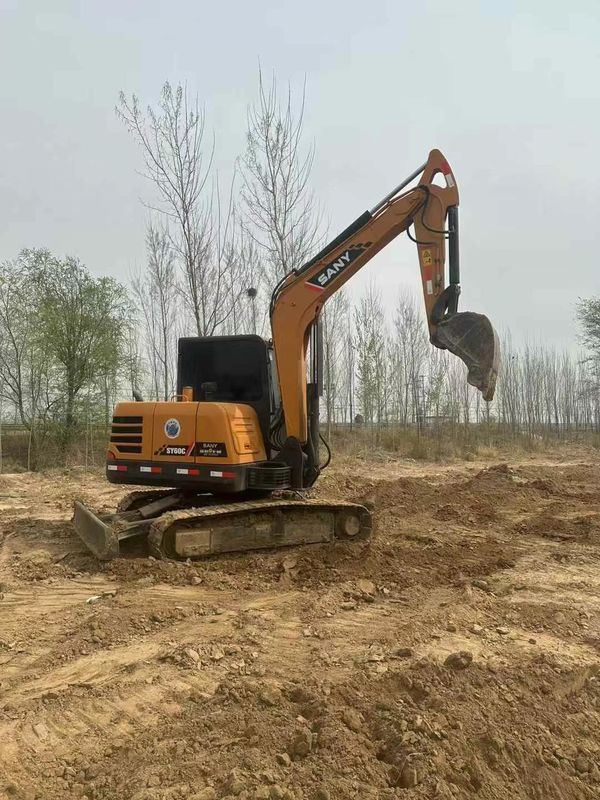 Использованный экскаватор Sany 60C Небольшие часы Работа Отличная стоимость Хорошее состояние Готово к экспорту