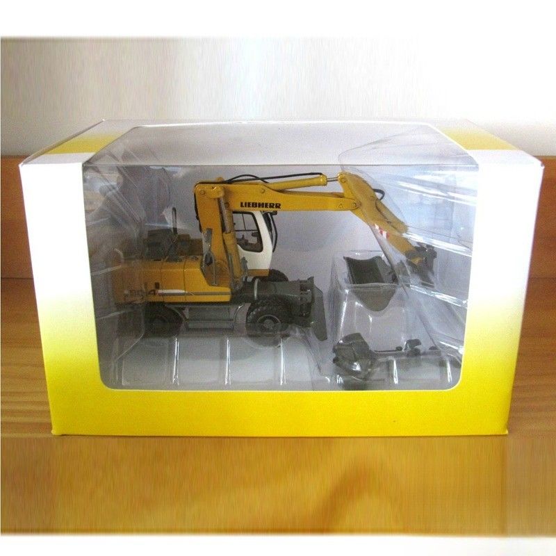 1/50 Liebherr A904C Модель колесных экскаваторов из литого металла коллекционируемый с хваткой 58004