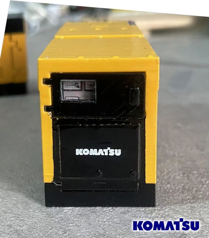 Komatsu EGS380BS 1/50 Сплавный генератор Модель двигателя Строительная машина для литья