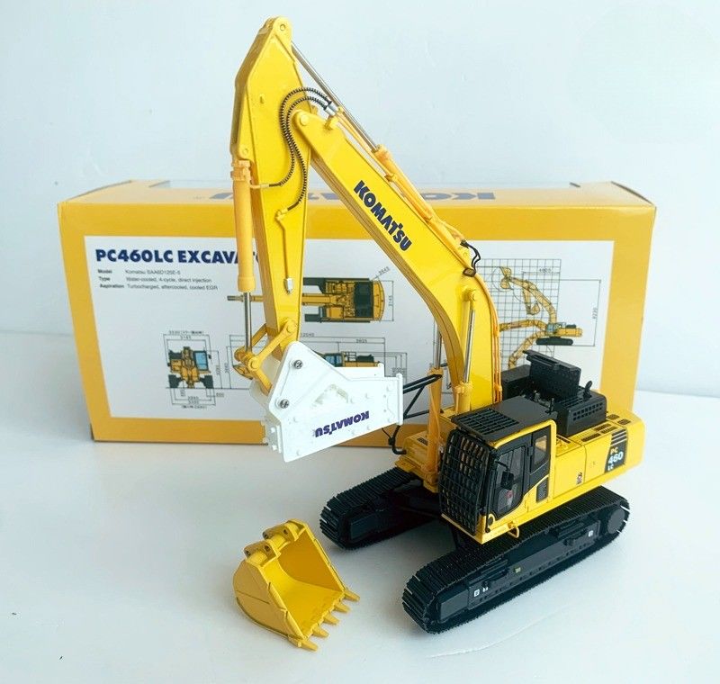 Komatsu PC460LC-8 1/50 Модель экскаватора из сплава с гидравлическим разрывом