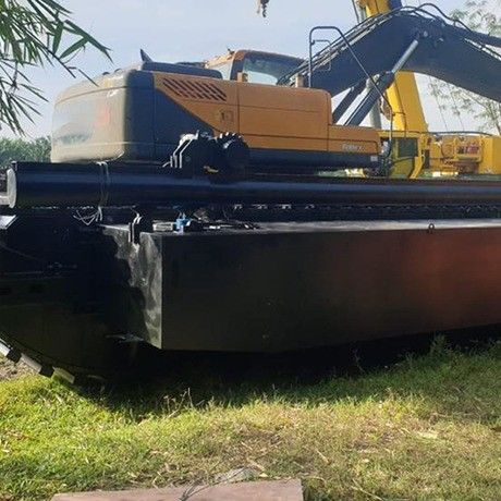 Китай OEM Резиновые рельсы Шасси Робот Амфибийный экскаватор Понтон Подвеска Для продажи