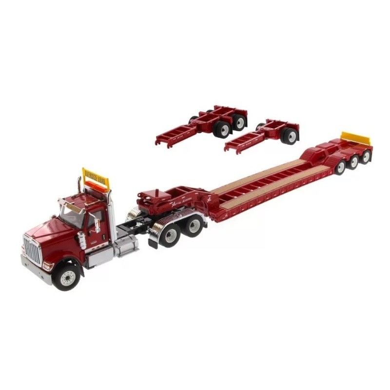 Diecast Masters International Flatbed Truck DM TRAILER Сплав Контейнер Головка Модель 71016 Масштаб 1:50