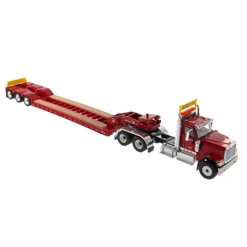 Diecast Masters International Flatbed Truck DM TRAILER Сплав Контейнер Головка Модель 71016 Масштаб 1:50