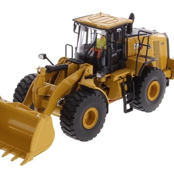 DM Новый 1/50 масштабный колесный погрузчик Литая лопатка из сплава модели 85686 Строительное транспортное средство