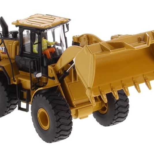 DM Новый 1/50 масштабный колесный погрузчик Литая лопатка из сплава модели 85686 Строительное транспортное средство