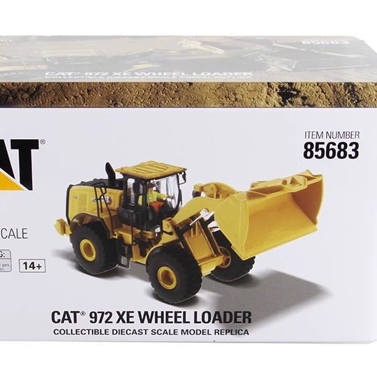 DM 1/50 Scale Heavy Equipment Wheel Loader Alloy Shovel Model 85683 for Collectors