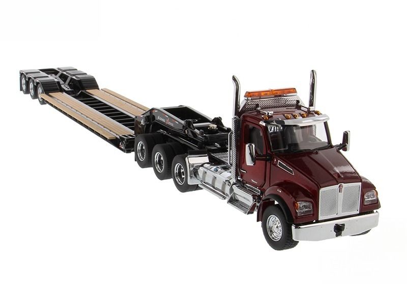 Kenworth T880S American Kenworth Автоматизированный буксир 1/50 Транспортная модель DM71061 с ускорителем