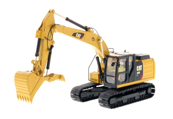 Инженерная машина DM, масштаб 1:50, модель экскаватора CAT 323F L из литого металла, 85924C, игрушка-подарок