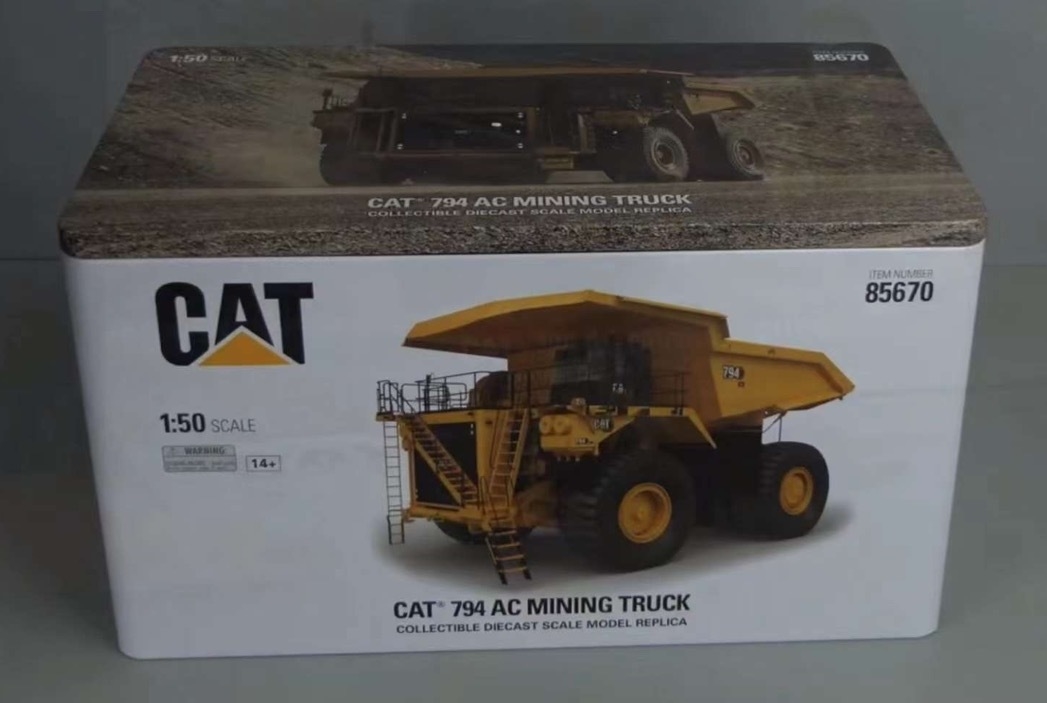 Мастерс 1:50 Масштаб CAT 794AC Супербольшой грузовик для добычи полезных ископаемых грузовик для транспортировки грузов грузовик 85670