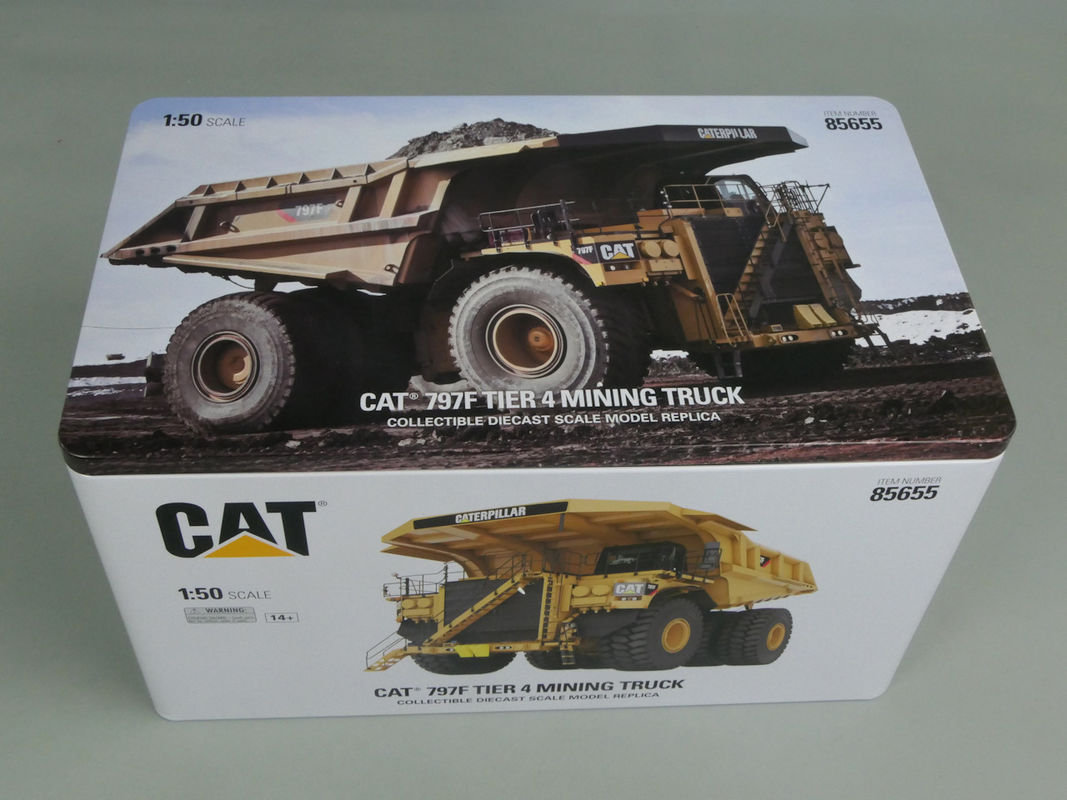 DM Новый 1:50 Масштаб CAT 797F Большой карьерный самосвал Литая модель 85655