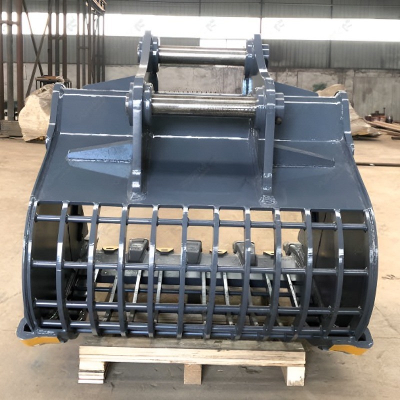 Специализированный 30-тонный экскаватор Backhoe Skeleton Riddle Rib Bucket Heavy Duty Sorting